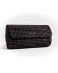 ELEMENTO | BLACK/BLACK PEPITA 3-WATCH TRAVEL & STORAGE CASE